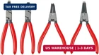 Craftsman Snap Ring Set, 4-PACK, 7 Inch, Straight And Curved Pliers, Stain New. Price: $52.03.