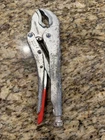 Knipex 41 04 250, 10" Grip Pliers-round Jaws Used. Price: $29.99.