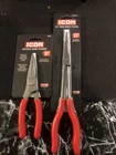 Icon Professional 8 In. Needle Nose Pliers And 45 Long Reach 11IN New. Price: $70.00.