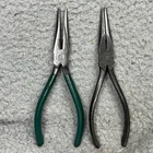 2 Vintage Diamond Horse Shoe Co. Diamalloy SN56 Needle Long Nose Side Cutter Used. Price: $29.71.