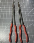 Mac Tools Long Reach Bent & Straight Pliers P116BN P116S 16" Xl Usa Vintage Used. Price: $109.50.