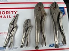 Vise-gripthe Original Locking Plier Set 4 Pc 10WR,10CR,5WR,6LN Work Need Tlc Used. Price: $24.99.