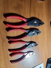 Snap On Slip Joint Pliers 47CP-46P- 45CP- 44P Set Of Used. Price: $125.00.