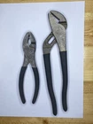 Craftsman 6-3/4" Slip Joint & 9-1/2" Arc Pliers, Usa Wf 45378 45381 Used. Price: $28.95.