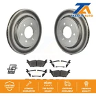 Coated Disc Brake Rotors And Semi-metallic Pads Rear Kit Ford F-150 New. Price: $137.03.