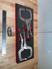 Snap-on Tools Usa New Red 2PC Locking C-clamp Pliers Foam Set PLLP200FR. Price: $350.00.