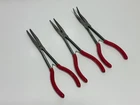 Mac Tools 3PC 11" Extended Long Reach Pliers Set, Bent Nose, Needle, Duck Used. Price: $99.99.