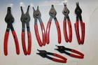 Mac Tools Retaining Ring Pliers Set Made Usa 8PCS Used. Price: $145.00.