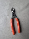 Snap-on Tools Usa Orange Soft Grip 7" Wire Stripper Cutter Crimper PWCS7ACFO Used. Price: $67.00.