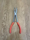 Matco Tools - 90 Degree Long Needle Nose Pliers ,orange Handle, # PNO112P Used. Price: $32.20.