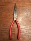 Snap-on 597BCP 8" Gripping Pliers Needle Nose (red) Used. Price: $34.99.