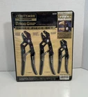 Sears Craftsman Tools Robo Grip 3 Piece Plier Set With Case 45191 Made In Usa Used. Price: $80.00.