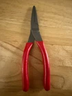 Snap 8" Talon Grip Needle Nose Pliers Red 96ACF Used. Price: $30.00.