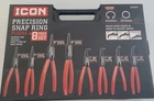 (new) Icon Precision Snap Ring Pliers Set 8-PC Internal/external With Hard Case. Price: $71.50.