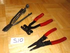 Blue-point Tools 3 Piece Aviation Wire Twister, Terminal, Stripper Crimper Used. Price: $130.00.