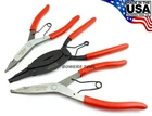 Wilde Tool 3PC Lock Ring Pliers Set Compound Right Angle 90 Straight Made Usa New. Price: $69.99.