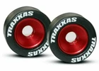 Traxxas 5186 Tires Rubber Aluminum Red (fits Wheelie Bar Wheels) TRA1 New. Price: $19.95.