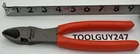 Snap Tools Usa Orange Soft Grip 8" High-leverage Diagonal Cutter 388ACF + New. Price: $116.96.