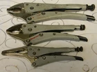 Snap-on 3PC Locking Plier Combination Set #LP404 Used. Price: $115.00.