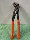 Klein Tools D505-7 Classic Klaw V Jaw Pump Pliers Orange Handle Open. Price: $17.99.