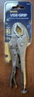 Irwin Vise-grip 4935578 Locking Pliers, Original, Curved Jaw, 7" Carded 7CR Open. Price: $19.99.