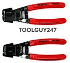 Snap On Tools PWCH7 + PWCHHD7 Red Grip 7" Inline Wire Cutter Stripper Pair. Price: $116.96.