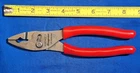 Snap-on HJ47ACF 8-1/2" Talon Grip Flank Jaw Slip-joint Pliers Red Used. Price: $49.95.