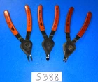 Mac Tools 3 Piece Convertible Snap Ring Pliers Straight, 45, 90 Degree Used. Price: $110.00.
