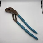 Channellock 460 16.5" Straight Jaw Tongue And Groove Plier - Blue Used. Price: $17.50.