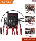 4PCS Hose Clamp Pliers Set Includes 27" Long Wire Spring Plier, Clic-r Typ... New. Price: $42.47.
