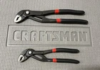 Sears Craftsman 2PC Adjustable Pliers Set 45433 7 45431 & 10 45430 Germany Used. Price: $114.99.