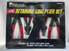Pittsburgh 5-PC Retaining Ring Plier Set #00610 Red And Black Used. Price: $18.50.