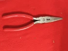 Mac Tools Usa P301822 8" Needle Nose Red Rubber Handle Pliers W/cutter Used. Price: $9.99.