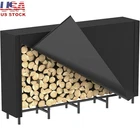 Heavy Duty Firewood Rack W/ Cover Indoor Outdoor Log Holder Easy Assembly Black New. Price: $71.42.