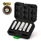 Tecotek Piece 3/8-INCH Drive Magnetic 5PCS Spark Plug Socket Set New. Price: $34.99.