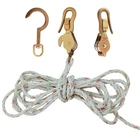 Klein Tools H1802-30SSR Block And Tackle, Spliced 268, W/hook 259 New. Price: $215.46.
