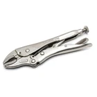 Sata 7" Curved Jaw Locking Pliers - ST71102ST Chrome New. Price: $22.41.