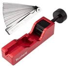 Toolwiz Spark Plug Gap With 32 Blade Steel Red+feeler Gauge New. Price: $24.69.