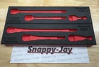 Snap-on Tools Usa New Red 2PC Foam For 1/4 Drive Flex & Fixed Head Ratchets. Price: $224.95.