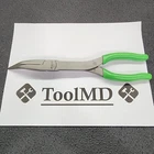 Snap-on Tools Usa New Green 11" Long-neck 35 Bent Needle Nose Pliers 411CF. Price: $134.95.
