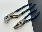 Matco Tools 2PC Blue Grip Pliers Set, Tongue & Groove, PM1P Split Joint Used. Price: $52.24.