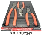 Snap On Plwirekit 3PC Orange Soft Grip Service Pliers Set New Usa Tools !. Price: $249.95.