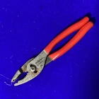 Snap On Red 8" Universal Hose Clamp Pliers HCP48CF Used. Price: $50.77.