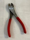 Snap-on 387A Cp Diagonal Wire Cutters Soft Red Grip Used. Price: $45.00.