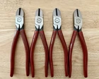 Lot Of 4, Proto J207G 7-5/16IN Diagonal Cutting Pliers Induction Hardened Edges Used. Price: $100.00.