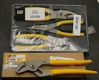 Caterpillar Tools 4PC Plier Set Arc Joint, Slip, Needle Nose, And Side Cutter New. Price: $225.00.