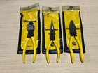 Crescent Tools Usa 3PC Rare Yellow Grip Pliers Cutters Set, 542-7, 654-7, 50-7 Used. Price: $89.99.