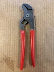 (F2626) Snap-on Tools Usa 91CP 9" Slip-joint Tongue & Groove Pliers Red Used. Price: $29.90.
