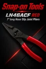 Snap Tools 7" Nose Pliers 3 Slip Joint Talon Grip 57% More Power Red New. Price: $74.95.