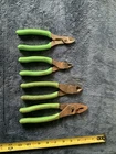 Snap On 4PC Pliers Cutter Set .green, Surface Rust .see Pics Used. Price: $109.00.